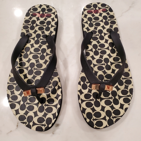 Coach Shoes - Coach Fip Flops NWOT